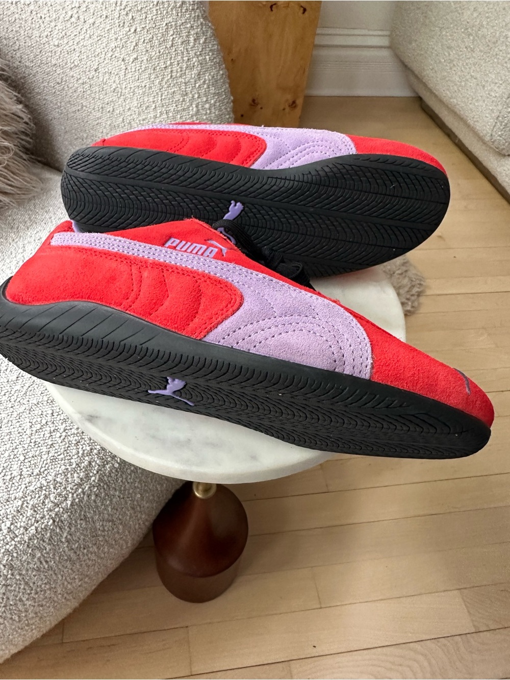 PUMA - Women Speedcat OG Sneakers 42 PUMA RED/LAVENDER ALERT - Picture 4 of 6